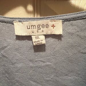 Umgee USA Gray-Blue Romper 1XL